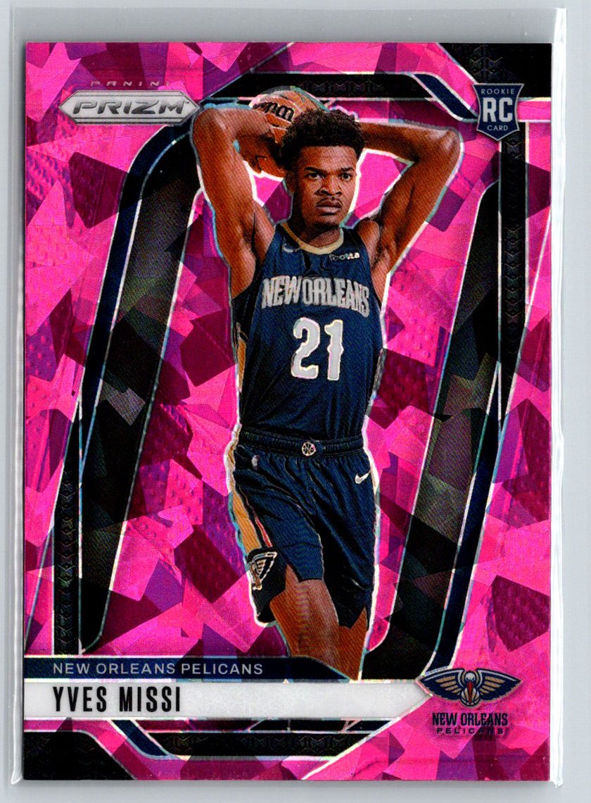 2024-25 Panini Prizm #233 Yves Missi Prizms Pink Ice P69