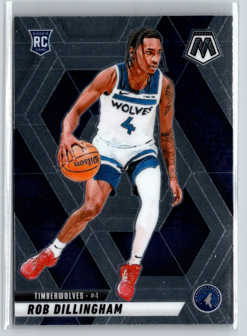 2024-25 Panini Mosaic #218 Rob Dillingham P69