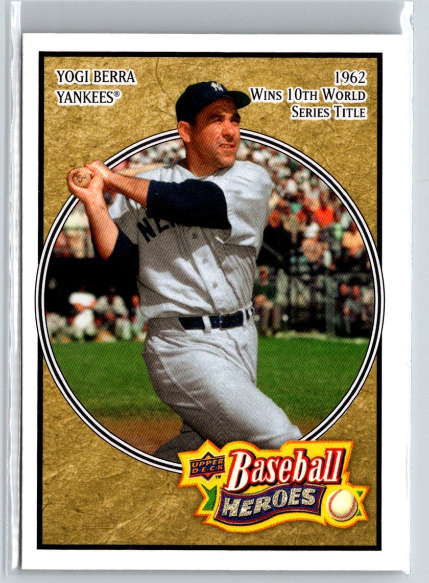2008 Upper Deck Baseball Heroes #121 Yogi Berra P70