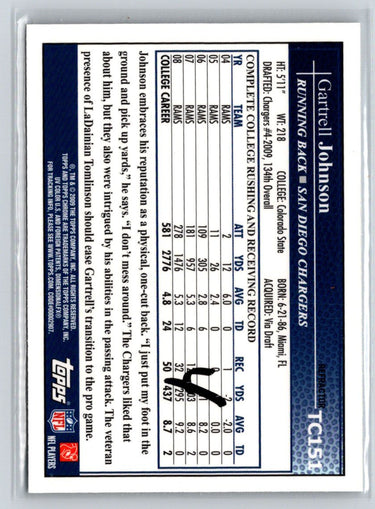 2009 Topps Chrome #TC151 Gartrell Johnson Refractors P70