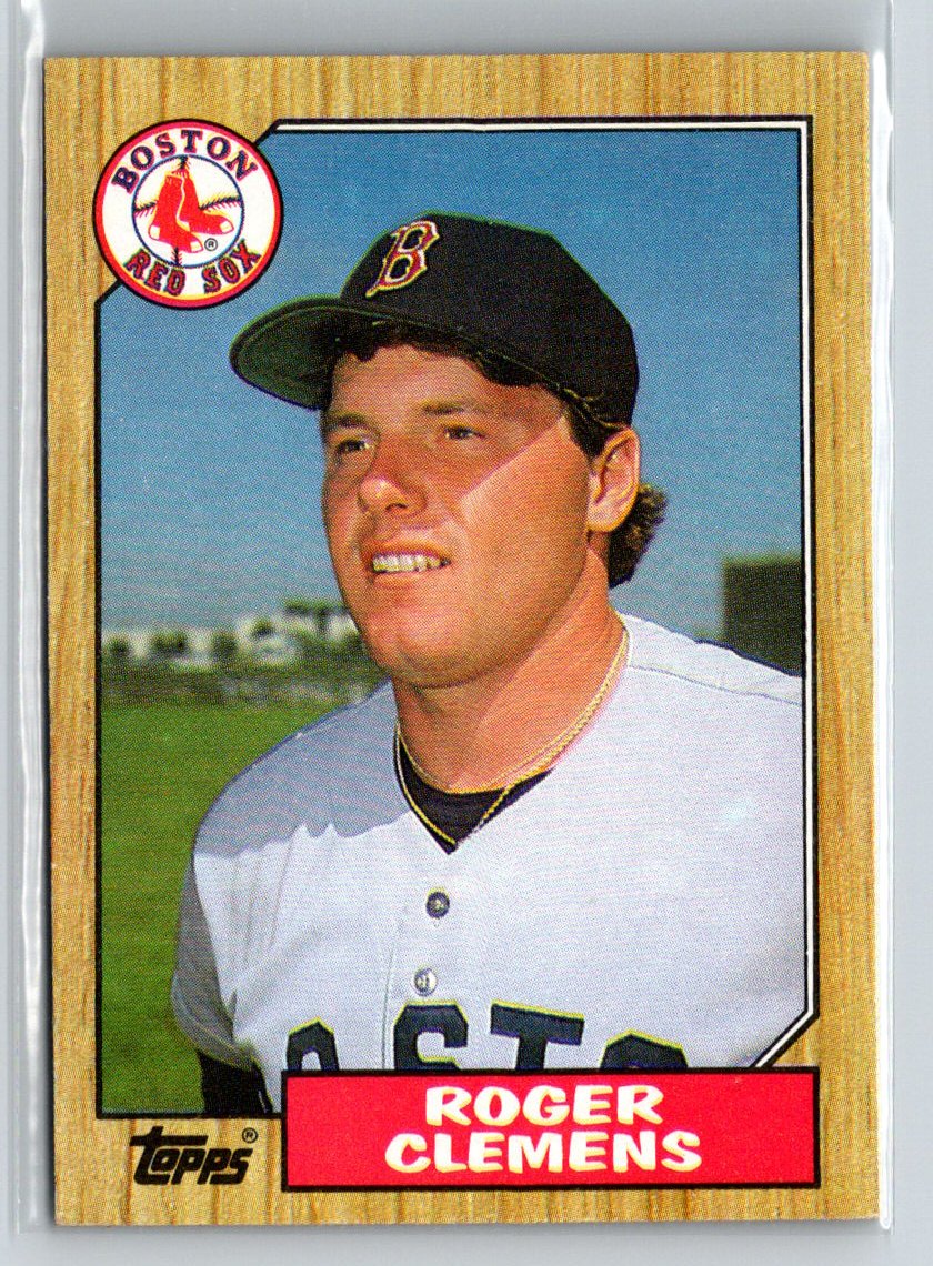 1987 Topps #340 Roger Clemens Q01