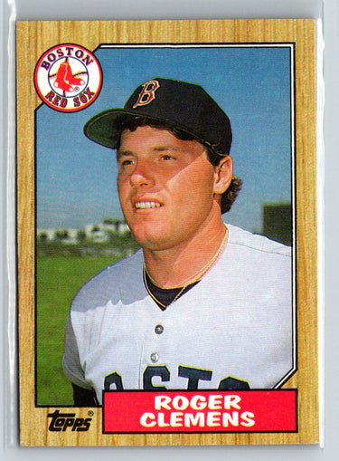 1987 Topps #340 Roger Clemens Q01