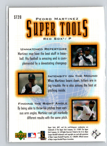2001 Upper Deck MVP #ST20 Pedro Martinez Super Tools Q01