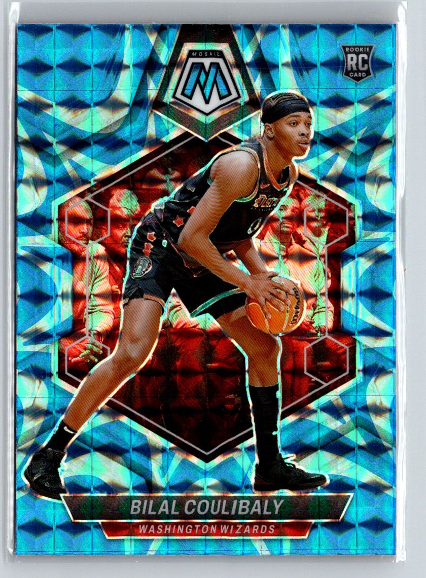 2023-24 Panini Mosaic #235 Bilal Coulibaly Reactive Blue Q01