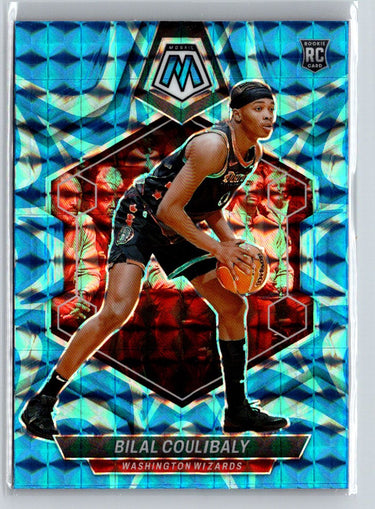 2023-24 Panini Mosaic #235 Bilal Coulibaly Reactive Blue Q01