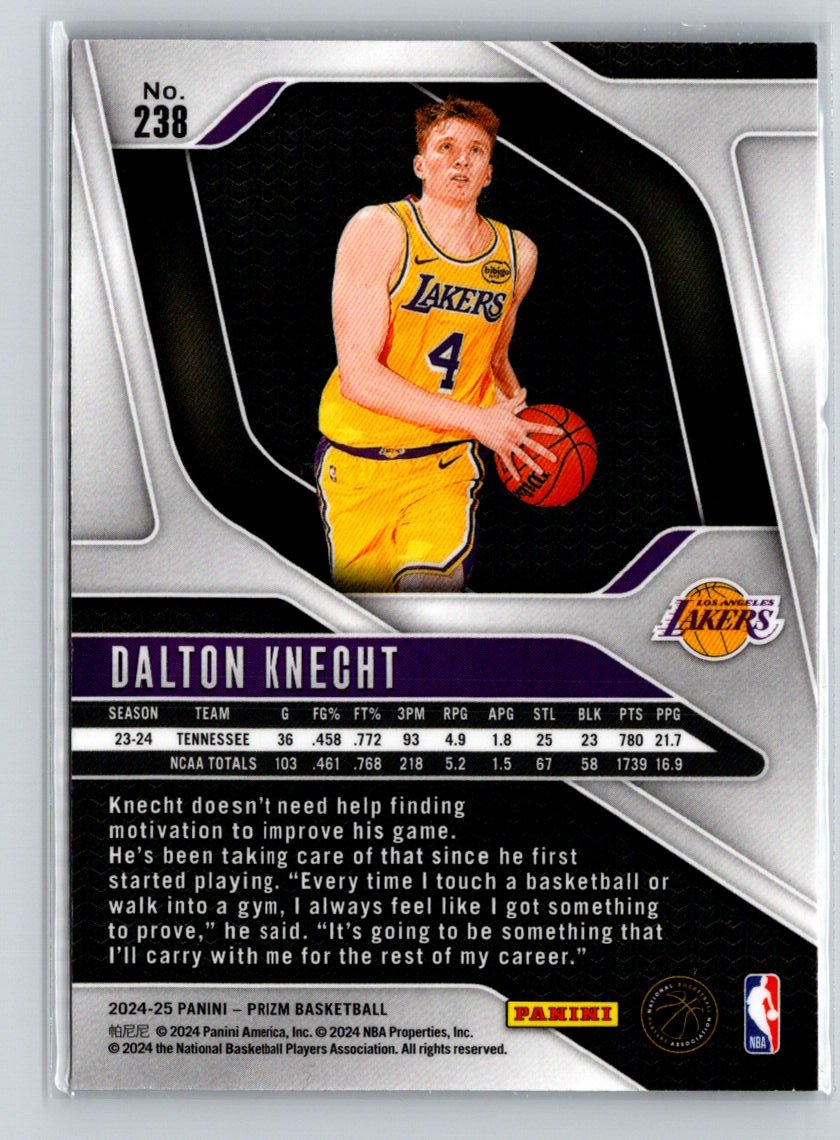 2024-25 Panini Prizm #238 Dalton Knecht Q01
