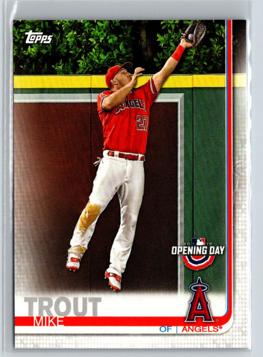 2019 Topps Opening Day #24 Mike Trout Q01