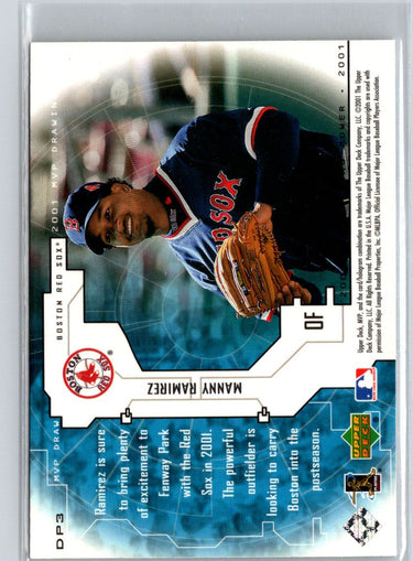 2001 Upper Deck MVP #DP3 Manny Ramirez Drawing Power Q02