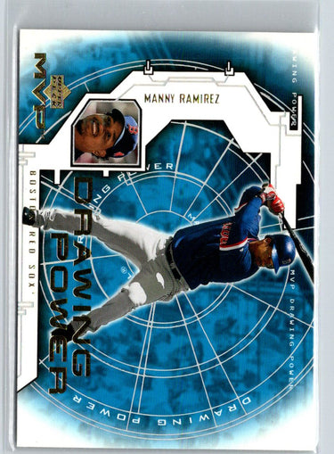 2001 Upper Deck MVP #DP3 Manny Ramirez Drawing Power Q02