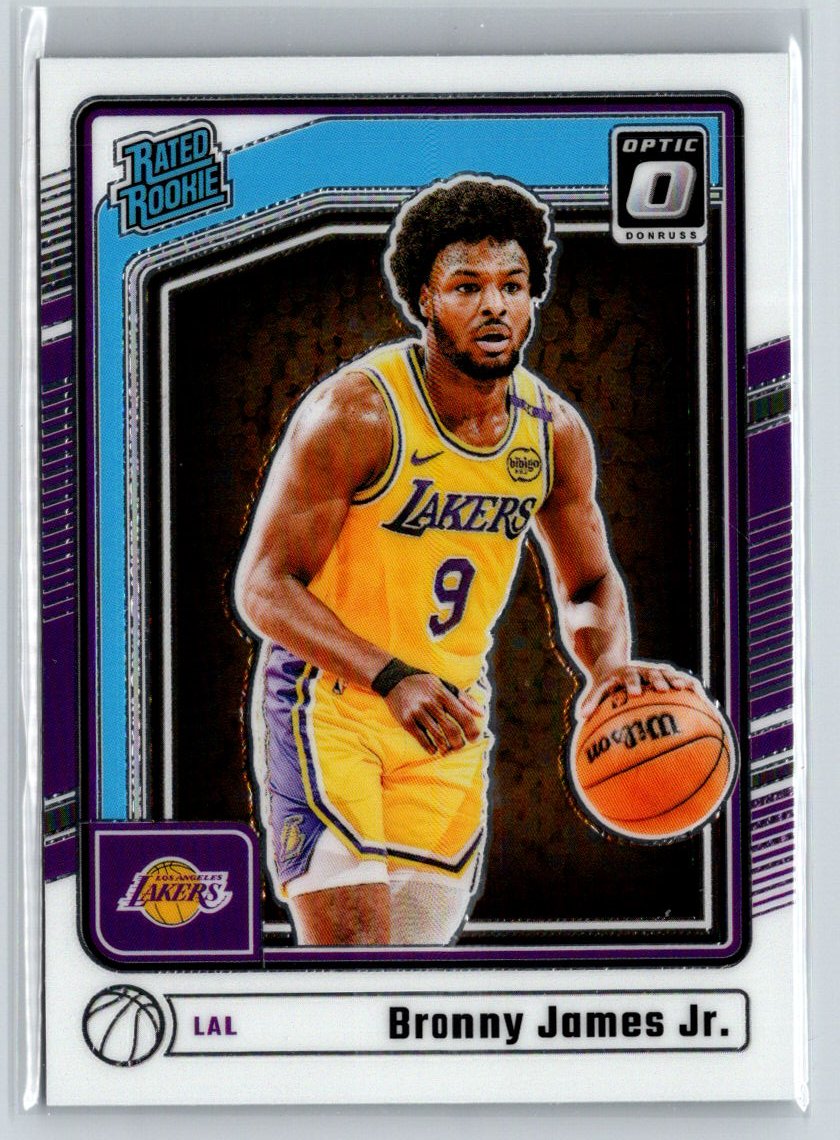 2024-25 Donruss Optic #282 Bronny James Jr. Q02