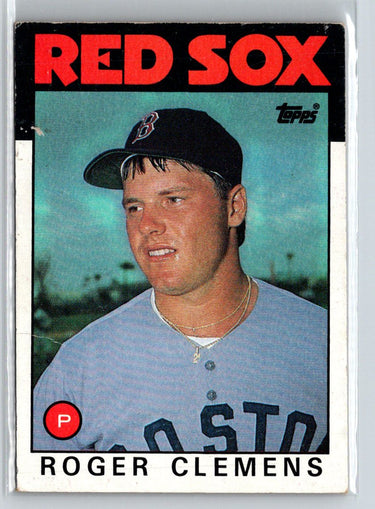 1986 Topps #661 Roger Clemens Q03