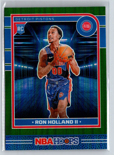 2024-25 Hoops #235 Ron Holland II Premium Prizms Green