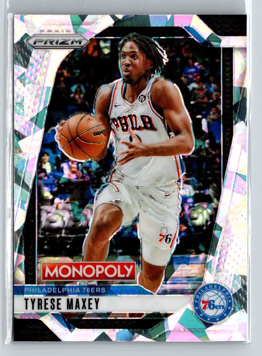 2024-25 Panini Prizm Monopoly #2 Tyrese Maxey Ice Prizms Q03