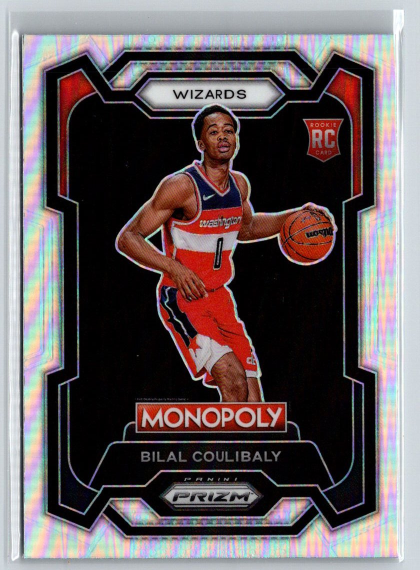 2023-24 Panini Prizm Monopoly #90 Bilal Coulibaly Silver Q03