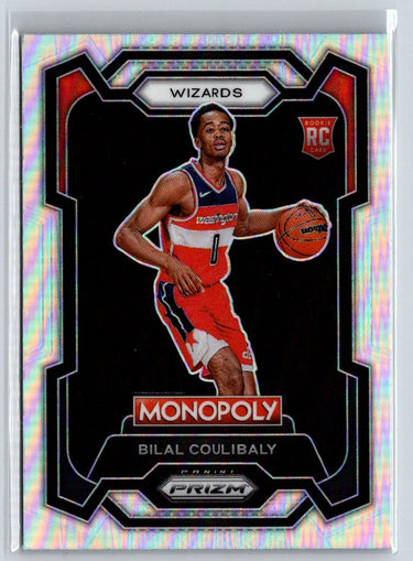 2023-24 Panini Prizm Monopoly #90 Bilal Coulibaly Silver Q03