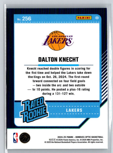 2024-25 Donruss Optic #256 Dalton Knecht Q03