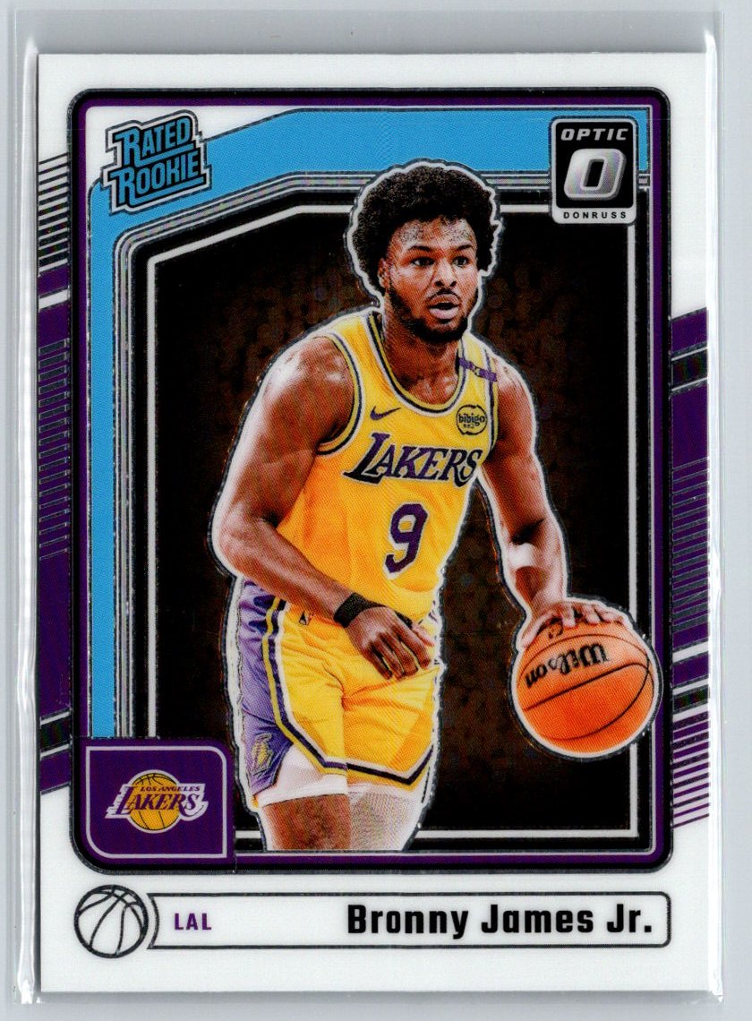 2024-25 Donruss Optic #282 Bronny James Jr. Q03