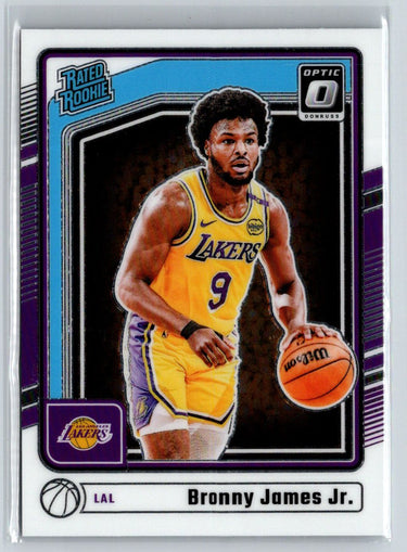 2024-25 Donruss Optic #282 Bronny James Jr. Q03