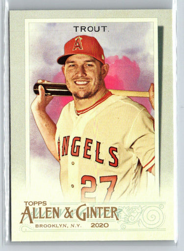 2020 Topps Allen & Ginter #85 Mike Trout Q03
