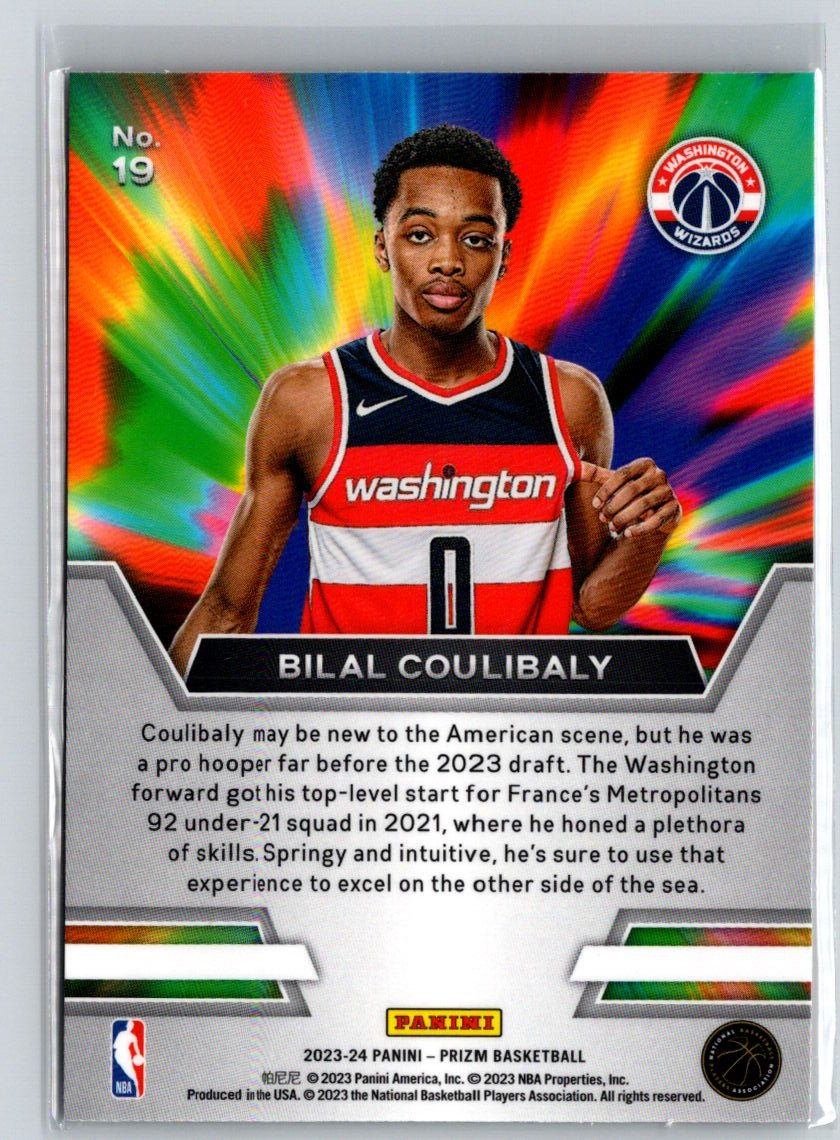 2023-24 Panini Prizm #19 Bilal Coulibaly Instant Impact Q04