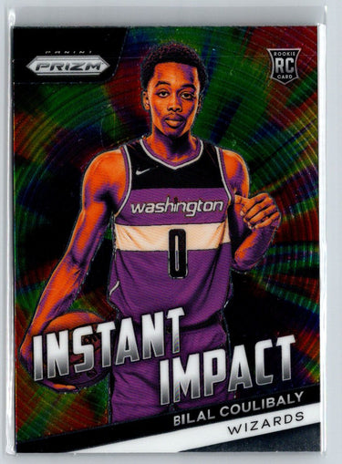 2023-24 Panini Prizm #19 Bilal Coulibaly Instant Impact Q04