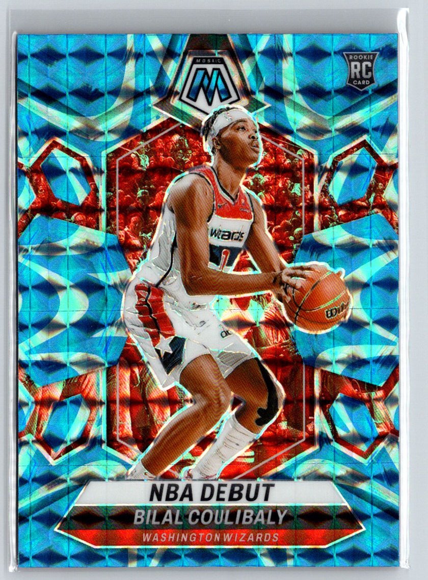 2023-24 Panini Mosaic #268 Bilal Coulibaly Reactive Blue Q04