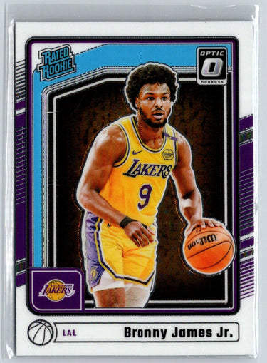 2024-25 Donruss Optic #282 Bronny James Jr. Q04