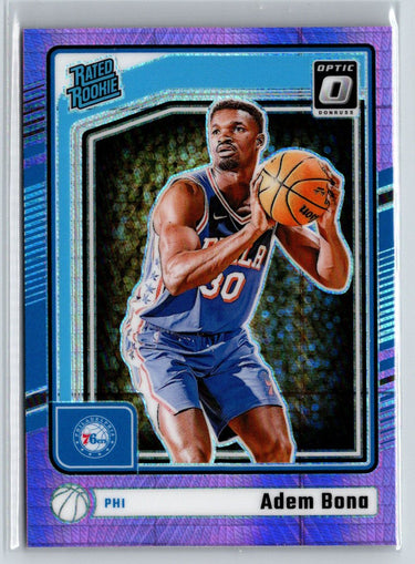 2024-25 Donruss Optic #281 Adem Bona Purple Q05