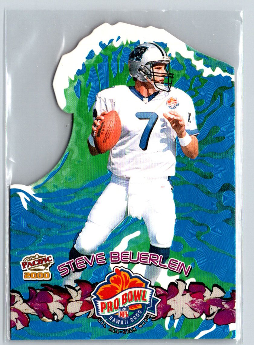2000 Pacific #1 Steve Beuerlein Pro Bowl Die Cuts Q05