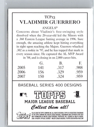 2008 Topps #TCP13 Vladimir Guerrero T205 Q06