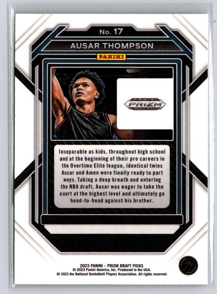 2023 Panini Prizm Draft Picks #17 Ausar Thompson Q07