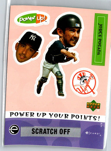 2004 Upper Deck Power Up #PU-57 Jorge Posada Stickers Q07