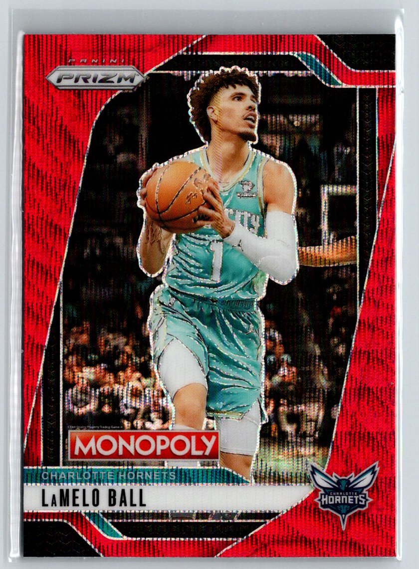 2024-25 Panini Prizm Monopoly #31 LaMelo Ball Red Prizms Q07