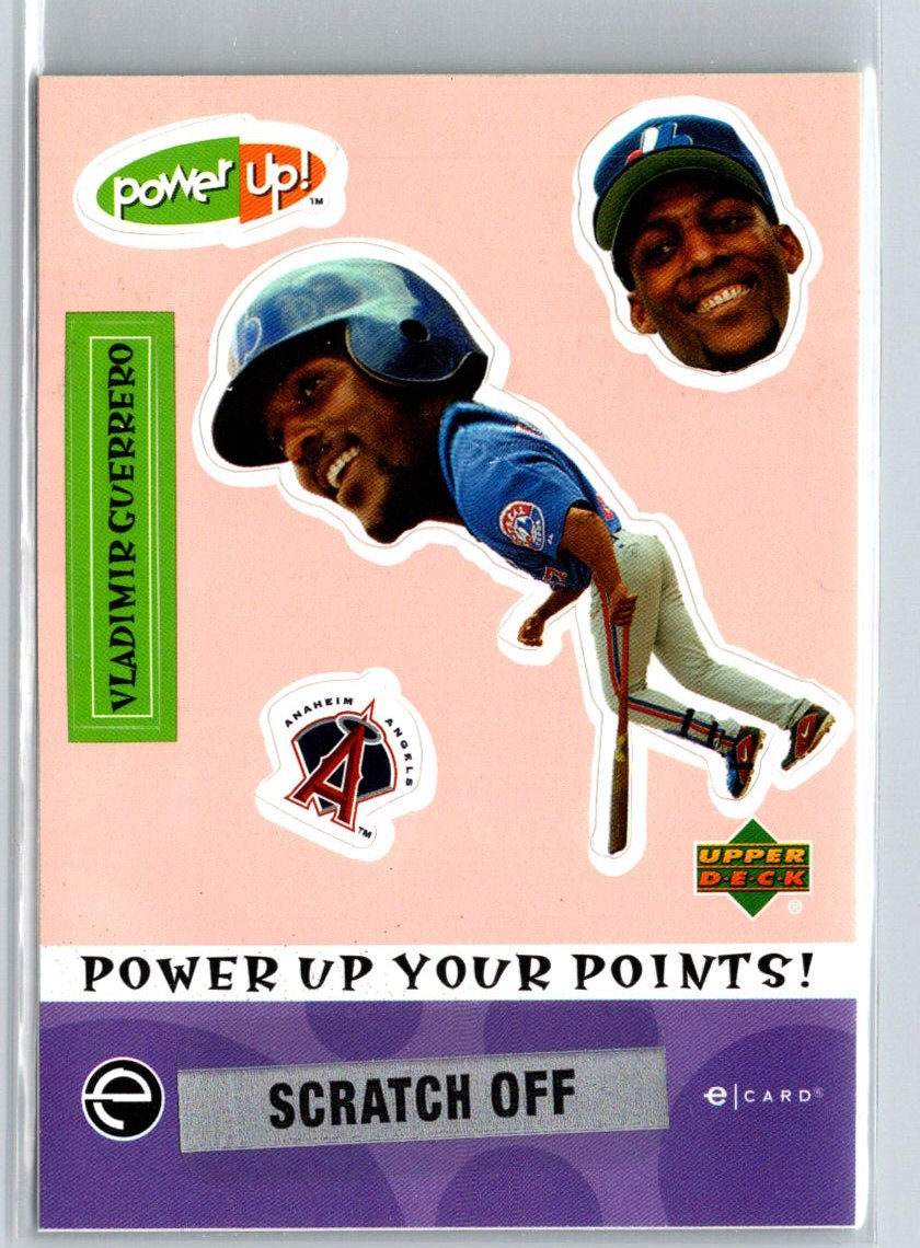 2004 Upper Deck Power Up #PU-39 Vladimir Guerrero Stickers Q08