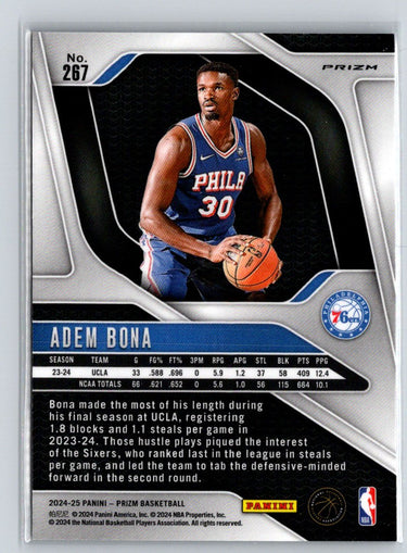 2024-25 Panini Prizm #267 Adem Bona Q08