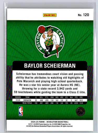 2024-25 Panini Revolution #120 Baylor Scheierman Q08