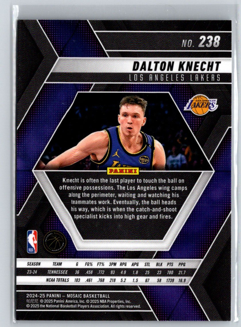 2024-25 Panini Mosaic #238 Dalton Knecht Q08