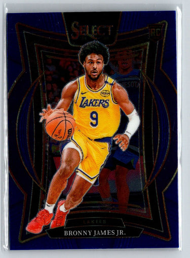 2024-25 Panini Select #90 Bronny James Jr. Blue (Retail) Q08