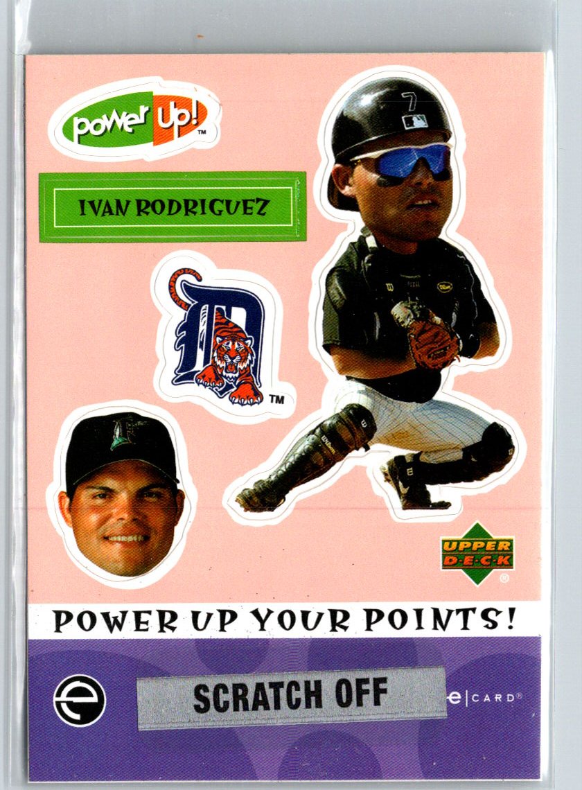 2004 Upper Deck Power Up #PU-31 Ivan Rodriguez Stickers Q09