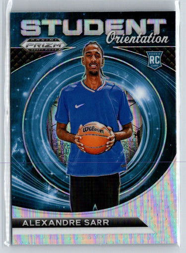 2024 Prizm Draft Picks - Student Orientation Silver #17 Alexandre Sarr Q09