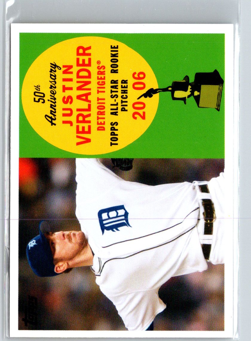 2008 Topps #AR17 Justin Verlander All-Rookie Team 50th Anniversary Q10