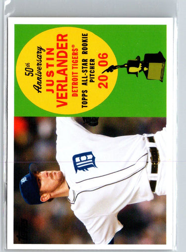 2008 Topps #AR17 Justin Verlander All-Rookie Team 50th Anniversary Q10