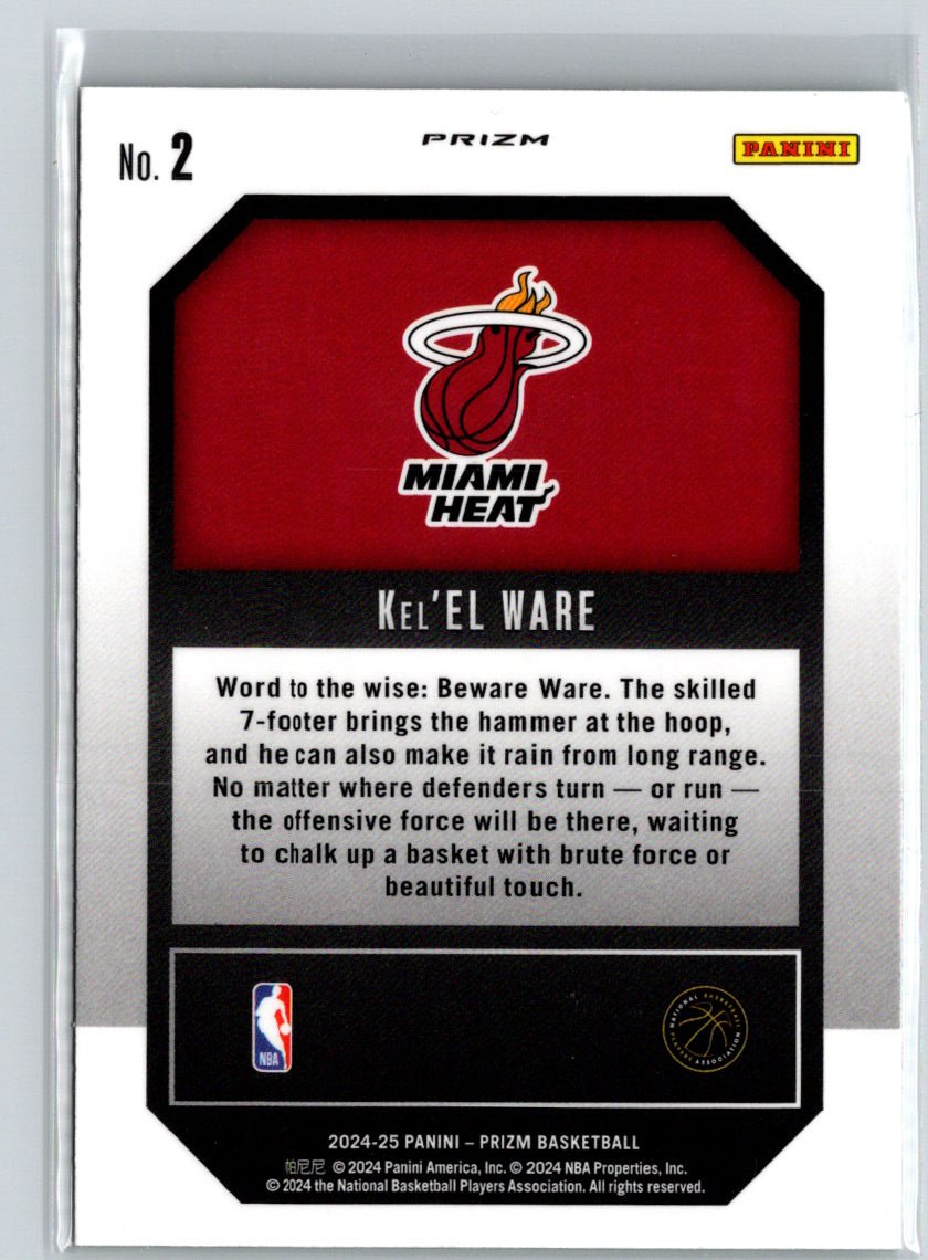 2024-25 Panini Prizm #2 Kel'el Ware Emergent Prizms Green Q10