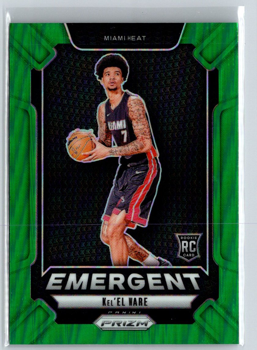 2024-25 Panini Prizm #2 Kel'el Ware Emergent Prizms Green Q10