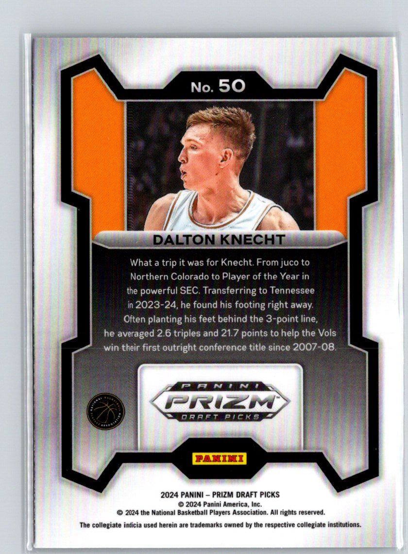 2024 Panini Prizm Draft Picks #50 Dalton Knecht Q10