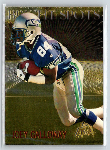 1996 Topps Laser #12 Joey Galloway Bright Spots Q11