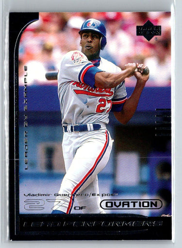 2000 Upper Deck Ovation #LP3 Vladimir Guerrero Lead Performers Q11