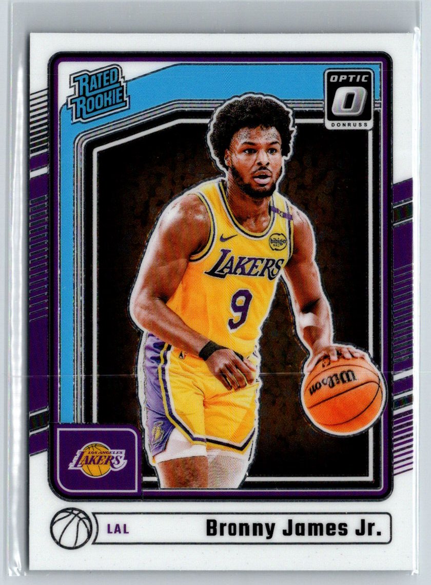 2024-25 Donruss Optic #282 Bronny James Jr. Q11