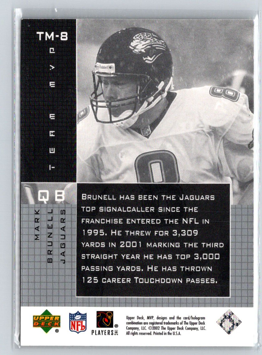2002 Upper Deck MVP #TM-8 Mark Brunell Team MVP Q12