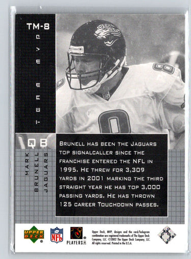 2002 Upper Deck MVP #TM-8 Mark Brunell Team MVP Q12